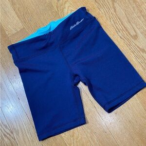 Eddie Bauer Blue Athletic Stretch Short XS (5/6)